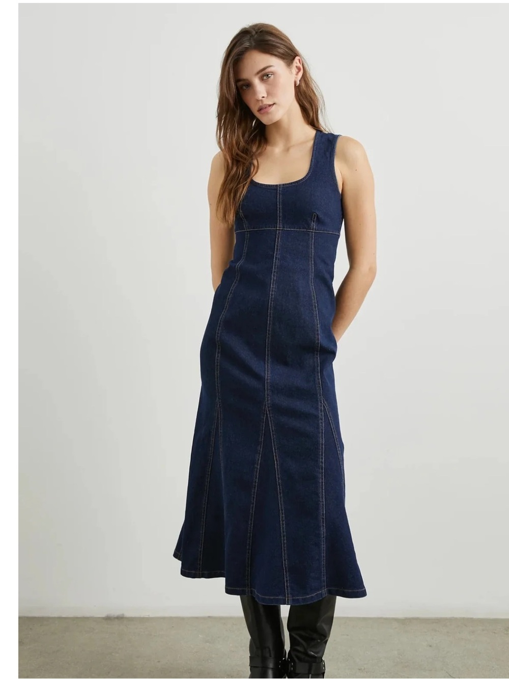 Rails Minna Denim Dress Size Small